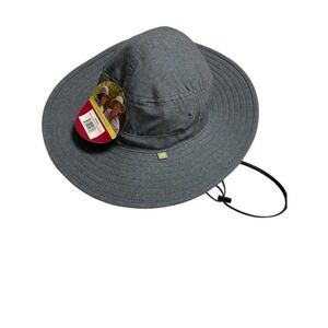 Solar Escape UV Explorer Boonie Hat UPF 50+ Gray Adjustable Sun Hiking Cap